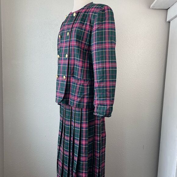 NWT Pendleton Matching Plaid Dress Jacket and Skirt - Picture 6 of 14